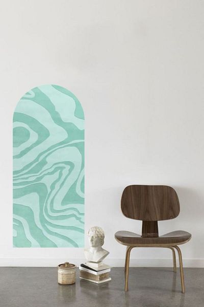 Piksel Grafik Αυτοκόλλητο τοίχου με μοτίβο Bohemian Oval