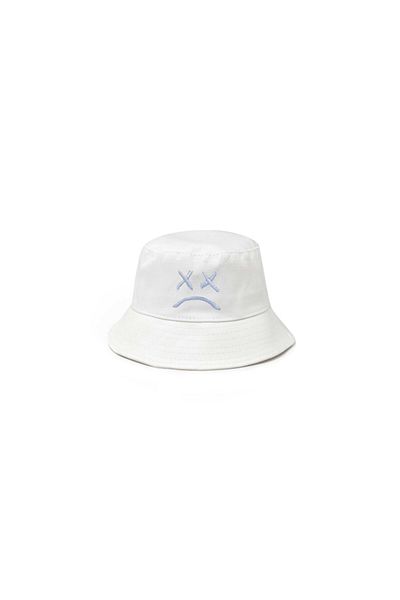 ŞapkaMania Sad Smile Bucket Hat