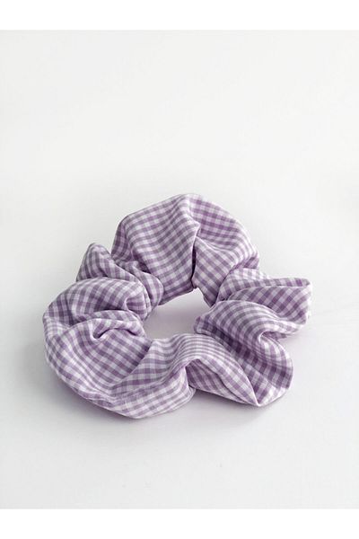 Woollyland Set de 7 catarame pentru scrunchie vichy in diverse culori