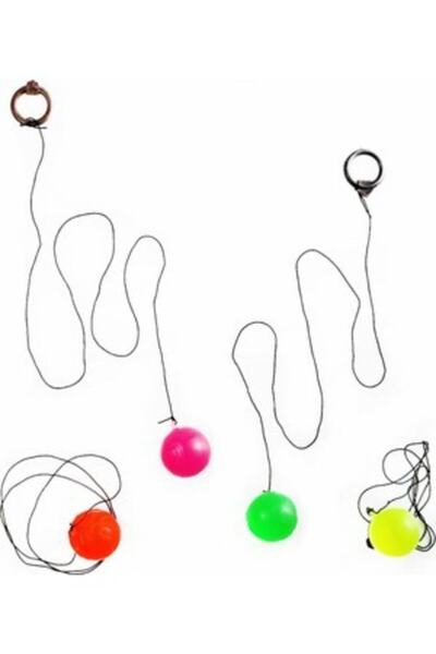 ümit toys Ipli Zıpzıp Top Parmağa Takılan Top 3 Adet