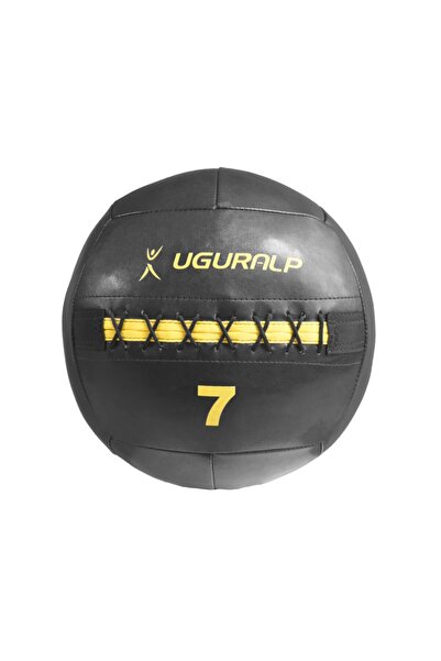 Uğuralp Deri Sağlık Topu 7kg - Crossfit Model (Medicine Ball)