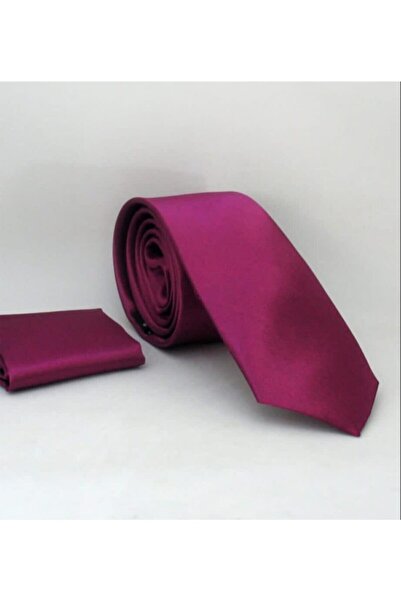 NACAR STORE Men's Lilac Satin Tie Set with Handkerchief