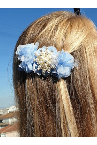 Melkady Aksesuar Melkady 232tma - Стилна брошка с цвете и луксозна автоматичн...