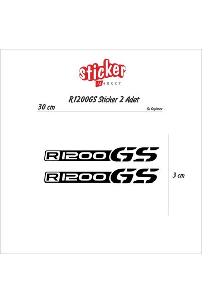 Sticker Market R1200gs Sticker White