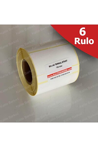 Kalite Barkod Termalno etiketa | 6 rola |