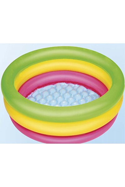BESTWAY Şişme Havuz 70x24cm 3 Bölmeli Şişirilebilir Zeminli Havuz