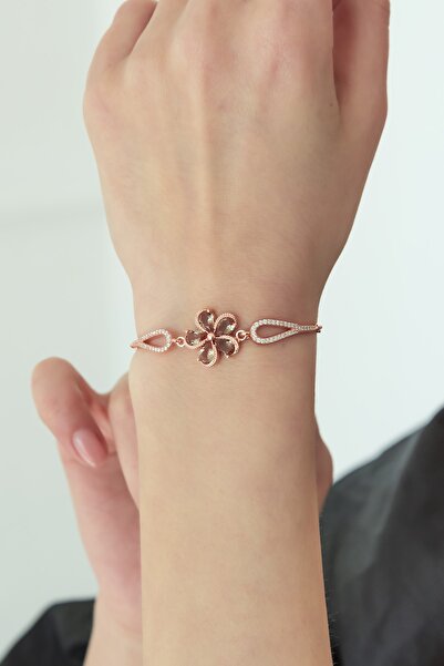 Nereze Kadın 925 Ayar Kelepçe Model Zultanite Taşlı Çiçek Bileklik Gümüş Bile...