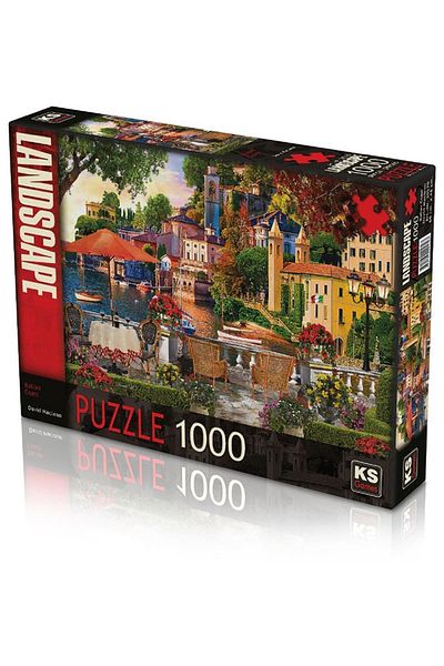 Ks Puzzle Italian Coast Puzzle & Yahtoız 1000 Piece Ks Games
