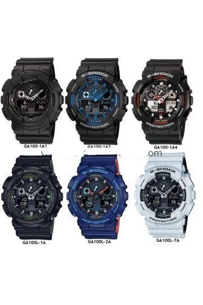 Casio G Shock Ga100 Ga110 Ga8900 Compatible Black Color Silicone Cord