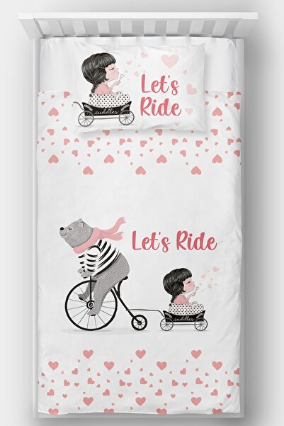 Homamia Single Bedspread Bear And Girl