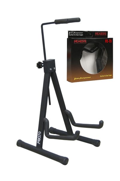 Presto Prs-01sd Guitar Stand with Handle and Guitar Capo Capos