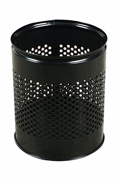 KG-GOLDPAPER Sn 513 8 Litre Küçük Delikli Boyalı Kolon Tip Çöp Kovası