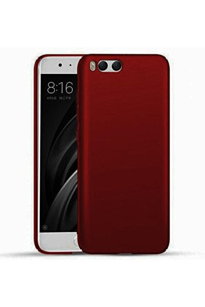 Molly Xiaomi Mi 6 Uyumlu Bordo Mat Silikon Kılıf