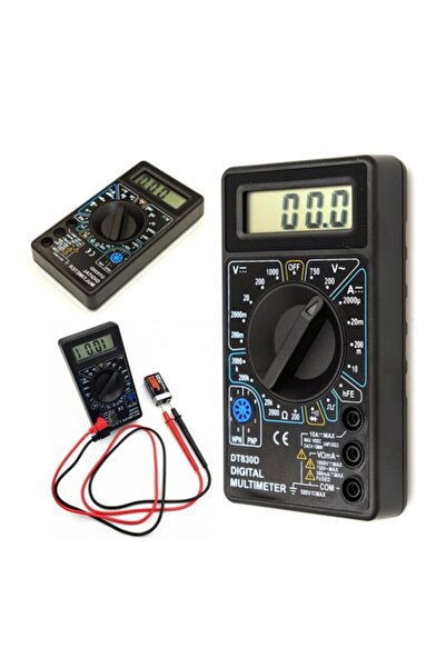 RiverWorld Dijital Avometre Multimetre Ölçü Aleti Akım Voltaj Direnç Ölçer