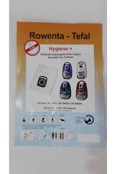 Rowenta - Tefal Hygiene+ Vacuum Cleaner Bag