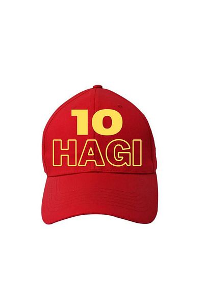 BoxerMasters Red Hagi Printed Men's Cap Hat