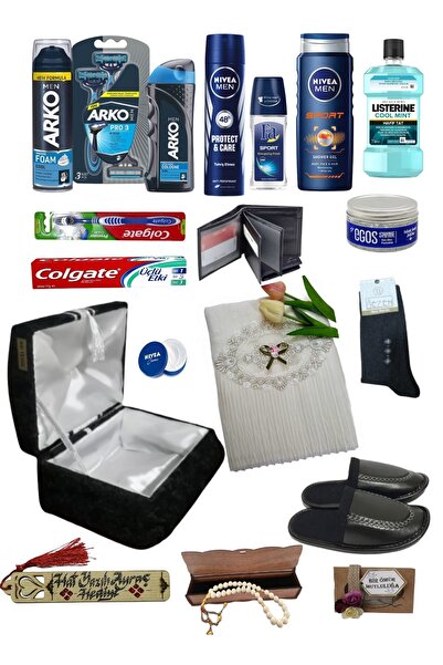 NIVEA Damat Çeyiz Bohça Sandık - Çeyiz Sandık- Erkek Bakım Ürünleri Seti - 20...