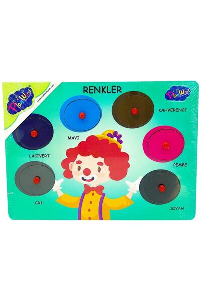 Play Wood Brand: Playwood Wooden Handle Colors Puzzle Category: Wooden Toys