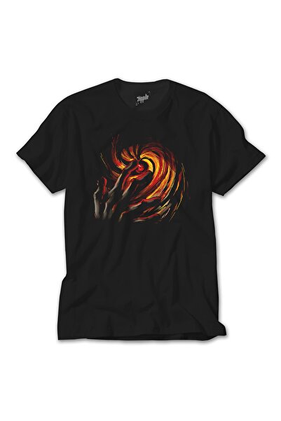 Z zepplin Μαύρο μπλουζάκι Naruto Uchia Obito