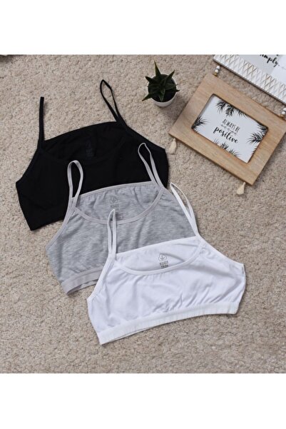 Koza Бюстгальтер з тоненькими бретельками для дівчат - 3 штуки 0033