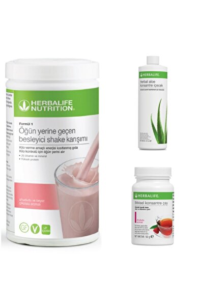 Herbalife Başlangıç Paketi(ahududu Aromalı Shake +ahududu Aromalı Çay +aloe V...