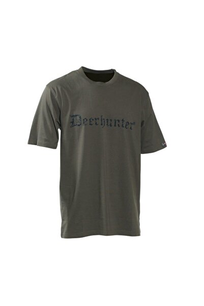 Deerhunter Erkek Yeşil Kısa Kollu Tişört 378 Dh Logo