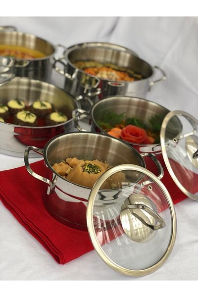Kahramanlar Sırma Five-Piece Cookware Set