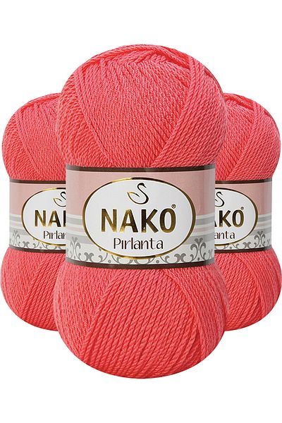 NAKO Pomegranate Flower Diamond Amigurumi Hand Knitted - Pack of 5 11517