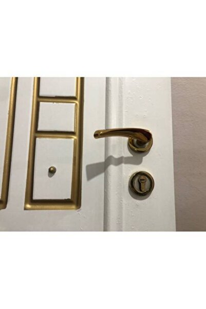 İstanbul E-Hırdavat Bravo Albirifin Rozetli Kapı Kolu Çelik Kapı Kolu Sağ Basar 1 Adet