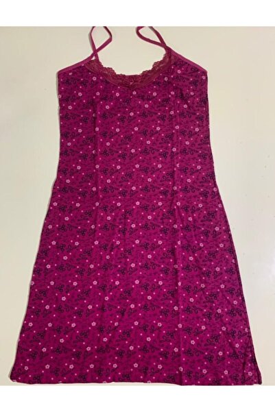 Kırmızı Gelincik Γυναικείο νυχτικό με ροζ λουράκι