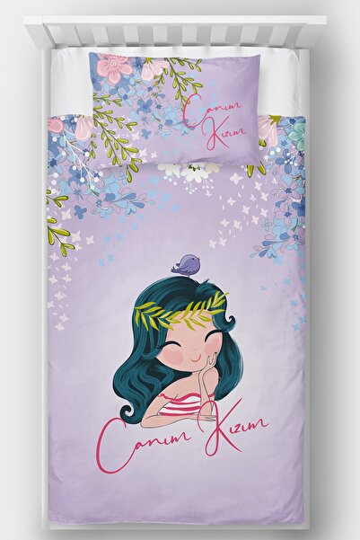 Homamia Floral Girl Single Bedspread