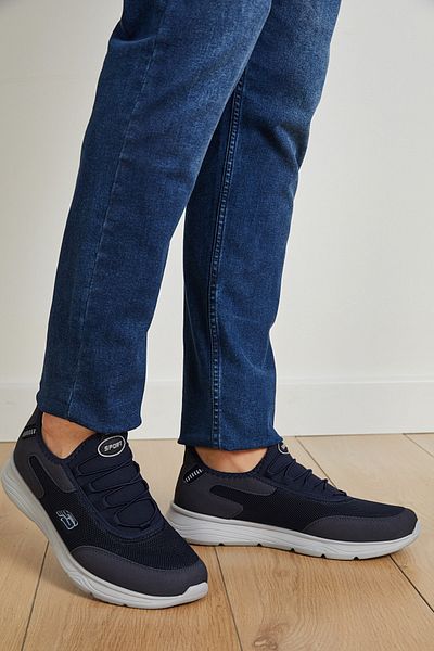 Freemax Unisex Navy Blue Ice Orthopedic Comfortable Walking Sports Sneaker Παπούτσια
