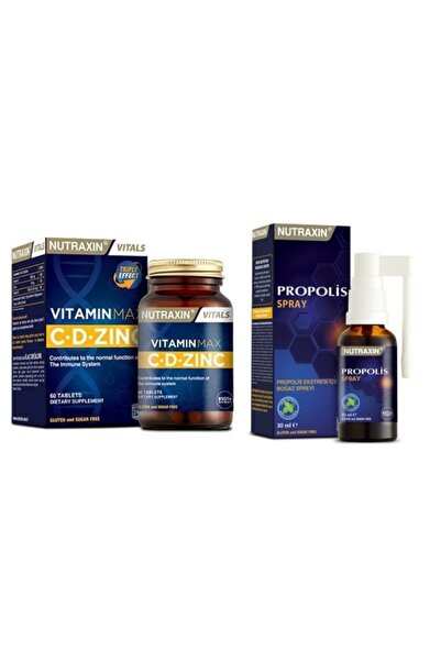 Nutraxin Propolis Içerikli Sprey 30 Ml+vitamin Max 60 Tablet