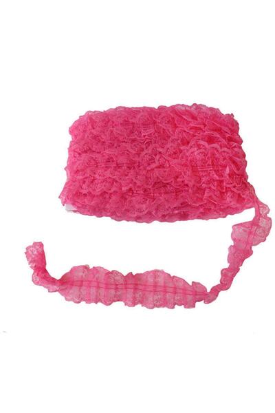 Acar Süs Panglică Dantela Fuchsia 4,2 Cm 20 Yarzi 1 Buc