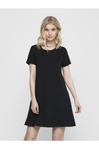 ONLY Rochie neagră cu mânecă scurtă pentru femei 15202971