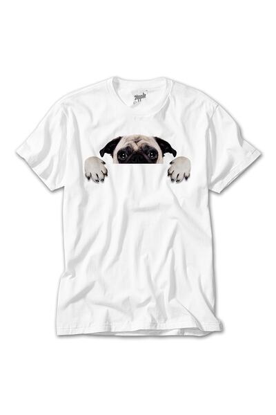 Z zepplin الصلصال الأبيض - تي شيرت الكلب