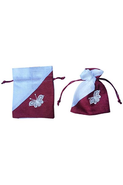 Genel Markalar Kese Çuval Kelebekli Kırmızı 12*14cm P20-100 Ar1447r