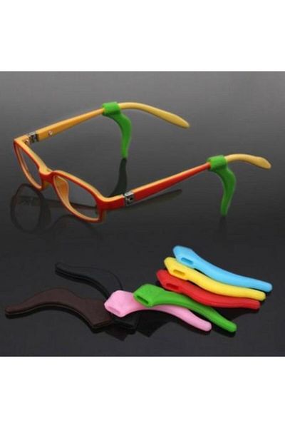 Kai Glasses Handle Holder - Silicone Anti-Slip Ear Holder - Large Size White