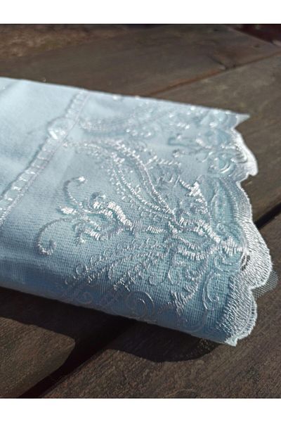Çeyiz Bahçesi Swan Nile Green Velvet Πετσέτα 50&90
