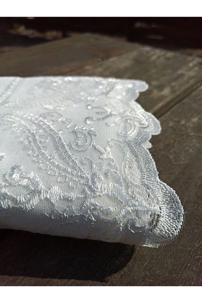 Çeyiz Bahçesi Swan Cream Velvet Πετσέτα 50&90
