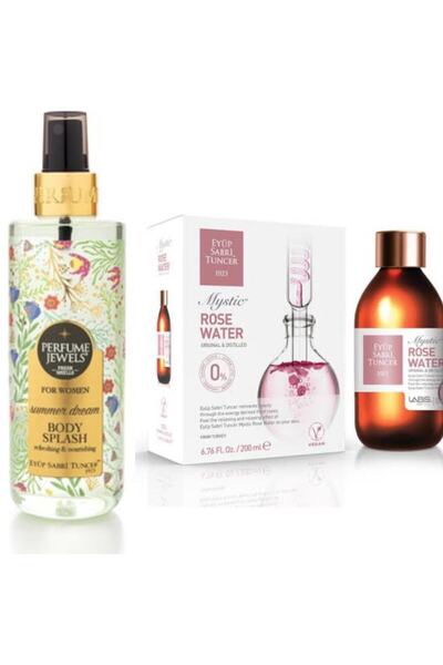Eyüp Sabri Tuncer ماء الورد 200 مل + بخاخ الجسم سمر دريم 250 مل