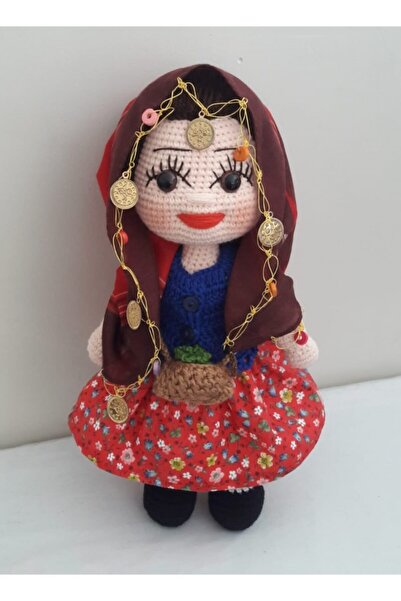 OYUNCAKPARK Karadeniz Güzeli Bebek Amigurumi Organik Oyuncak