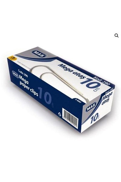 Mas 290 – Paper Clip No:10 – 5 Pieces Nickel