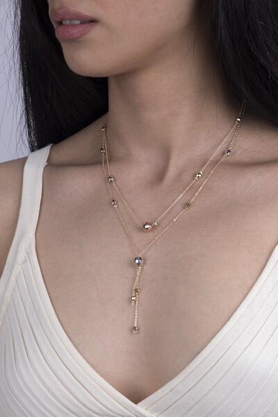 Sortie Aksesuar Dorika Kombin Kolye 006