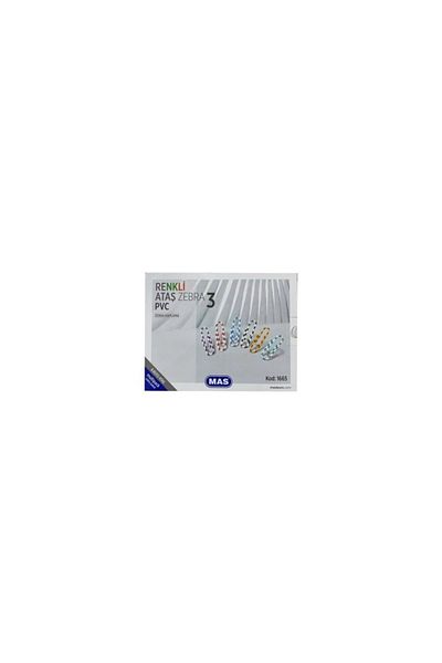 Mas 1665 Zebra Paper Clip PVC Coated