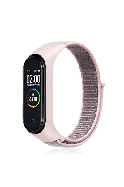 Nezih Case Xiaomi Mi Band 3/4/5/6 Uyumlu Hasır Silikon Kordon