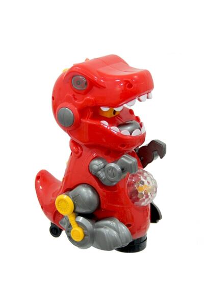Birlik Oyuncak Pilli Işıklı Duman Püskürten Robot Trex