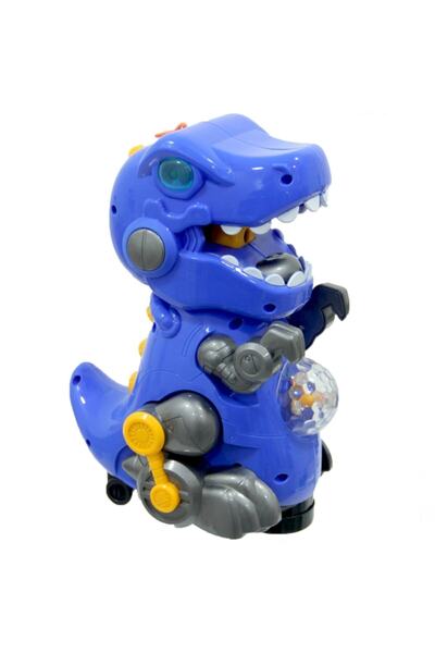 Birlik Oyuncak Pilli Işıklı Duman Püskürten Robot Trex