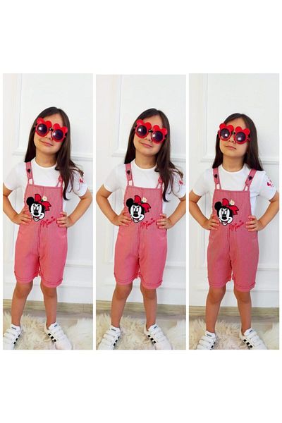 YARENKİDS Kids Unisex Mickey Mause Jumpsuit