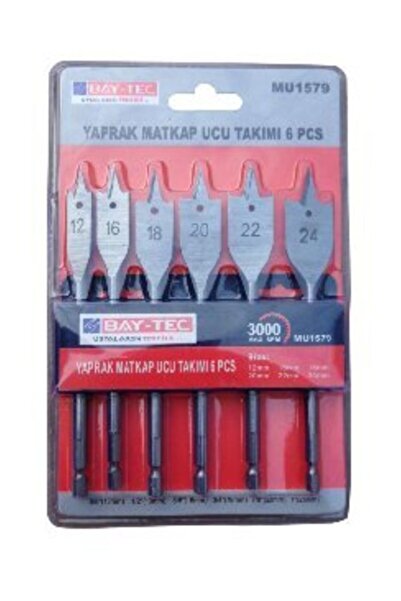 Baytec Yaprak Matkap Ucu Takımı 6 Parça